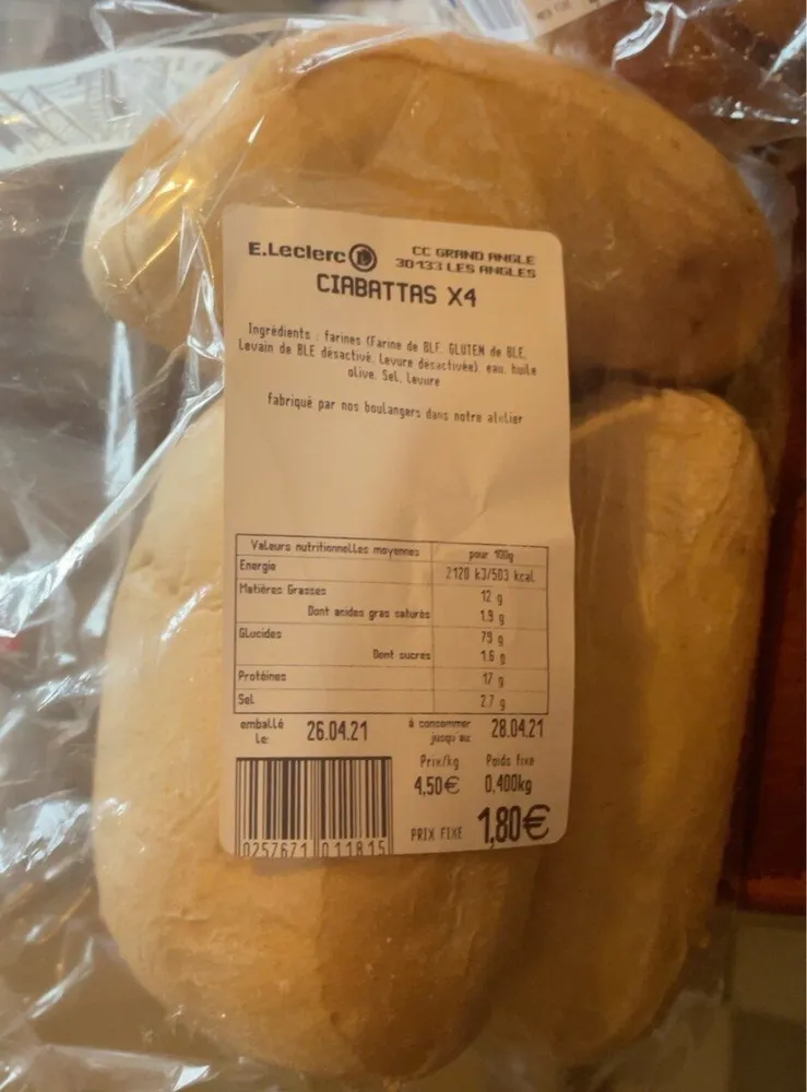 Ciabattas