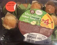 Mini muffins coeur fondant