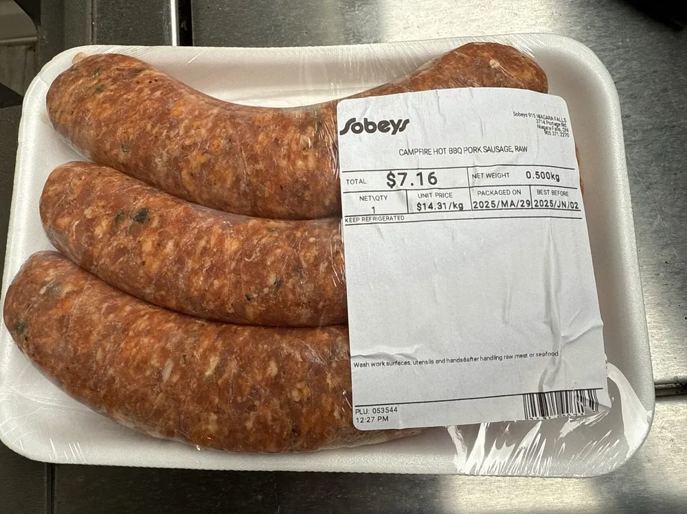 Campfire, Hot BBQ Pork Sausage