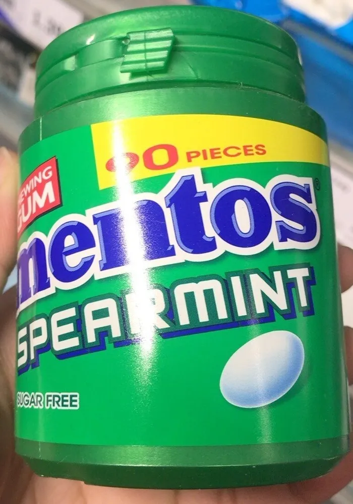 Chewing-gum spearmint