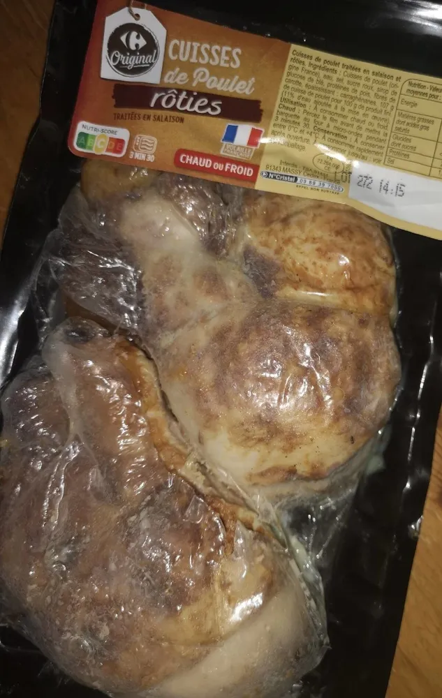 Cuisses de poulet rôties