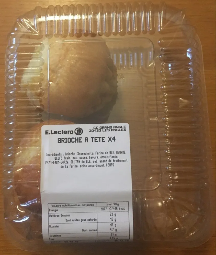 Brioche à tête x4