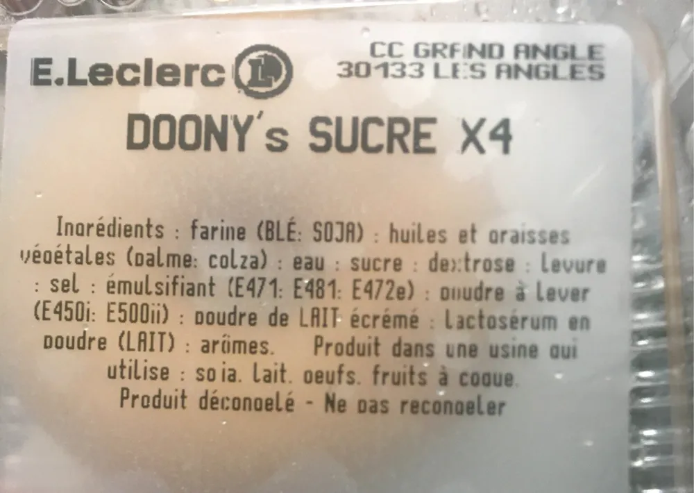 doony's sucre X4