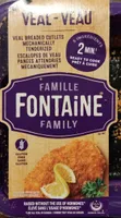 Veal breaded cutlets mechanically tenderized