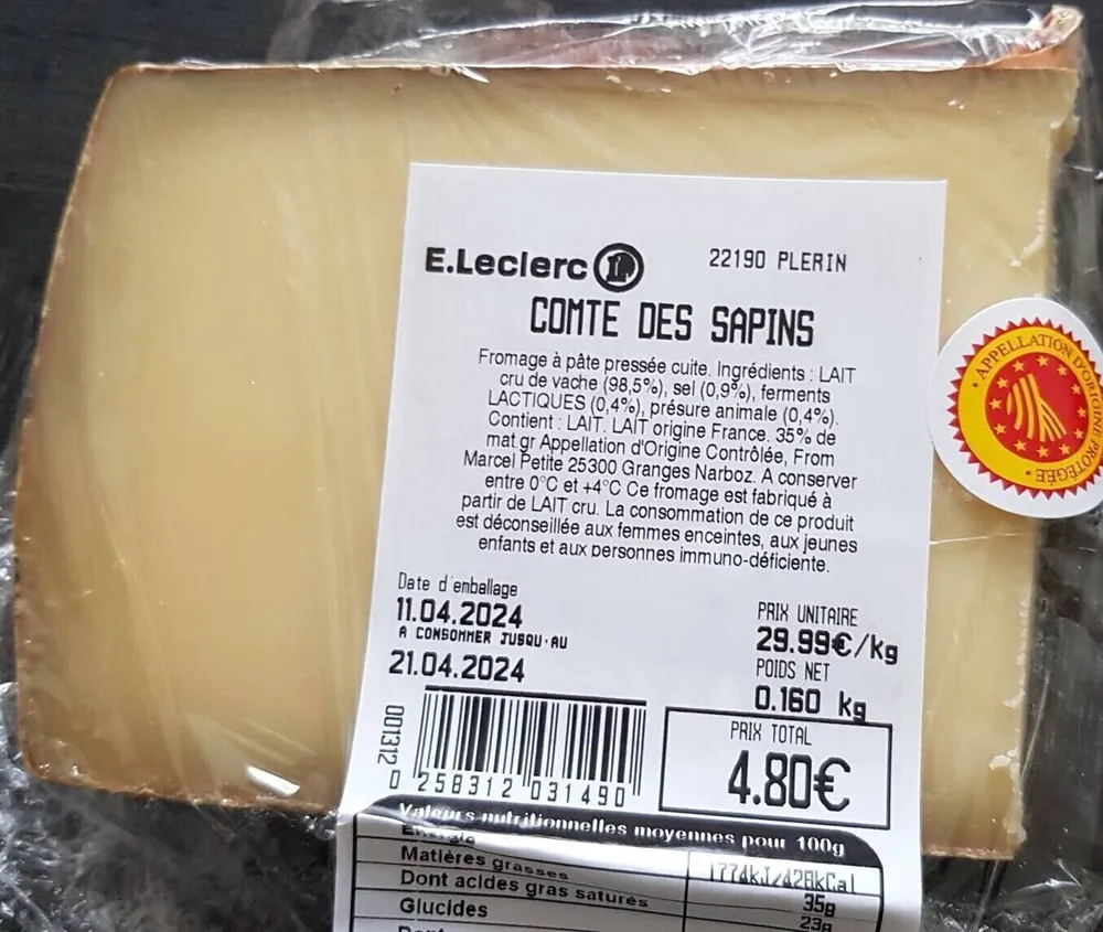 Comté des sapins