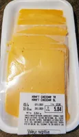 Kraft cheddar en tranche