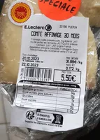 Comte affinage 30 mois