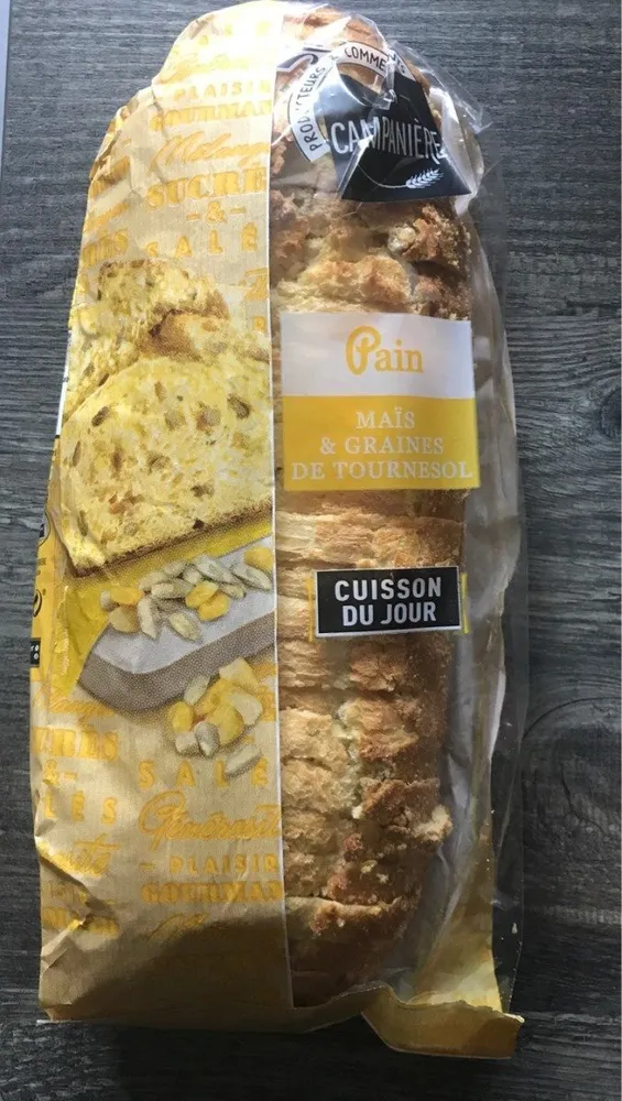 Pain mais & graines de tournesol