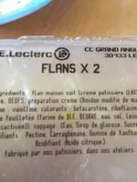 Flan patissier leclerc