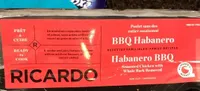 BBQ Habanero poulet sans dos entier assaisonné