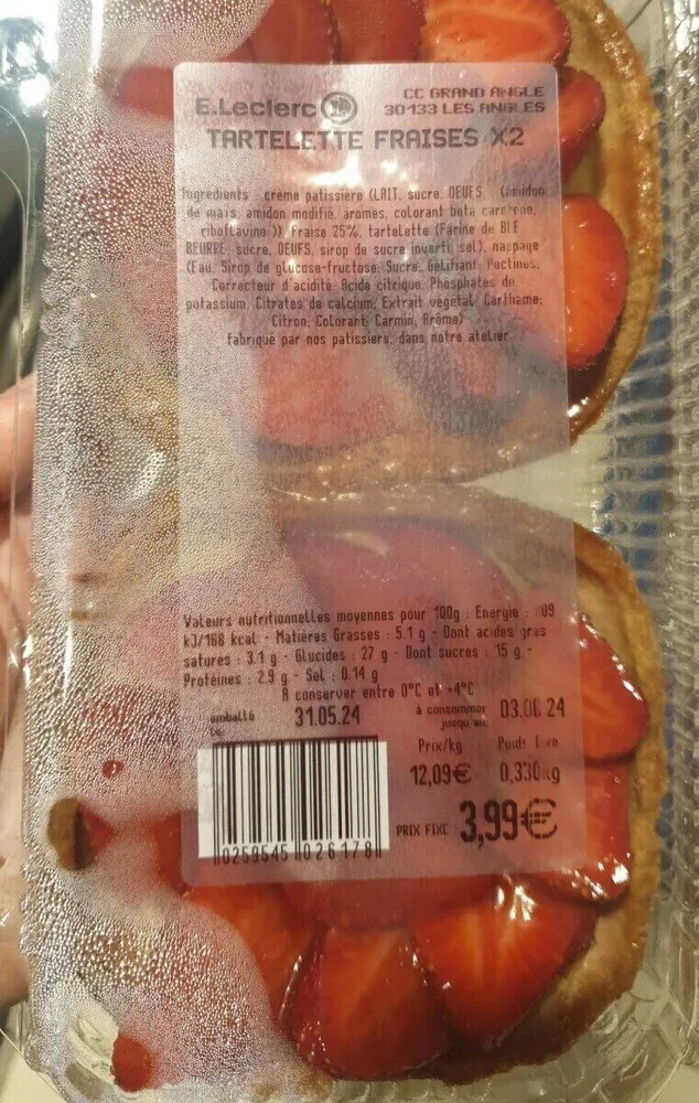 Tartelette fraises