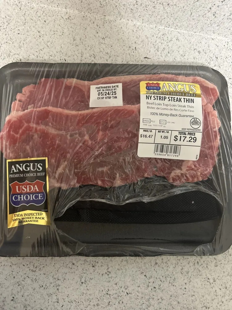USDA NY Strip Steak Thin