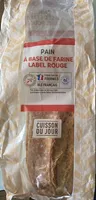 Pain à base de farine label rouge