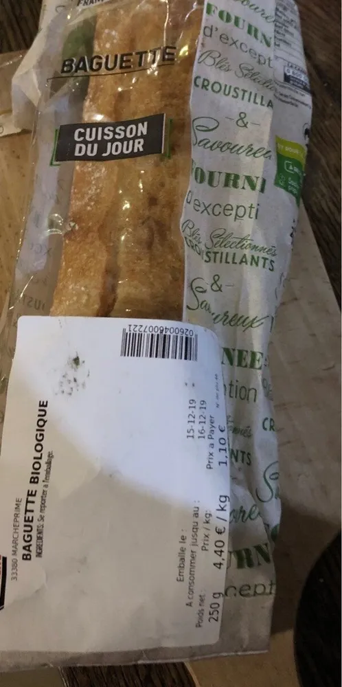 Baguette bio