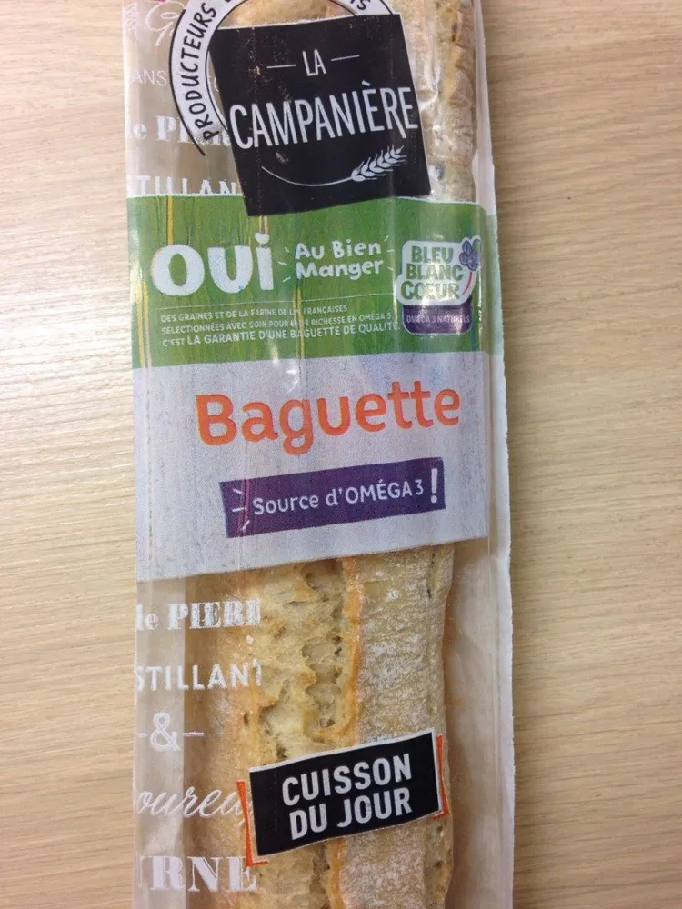 Baguette aux graines de lin et à la farine de lin