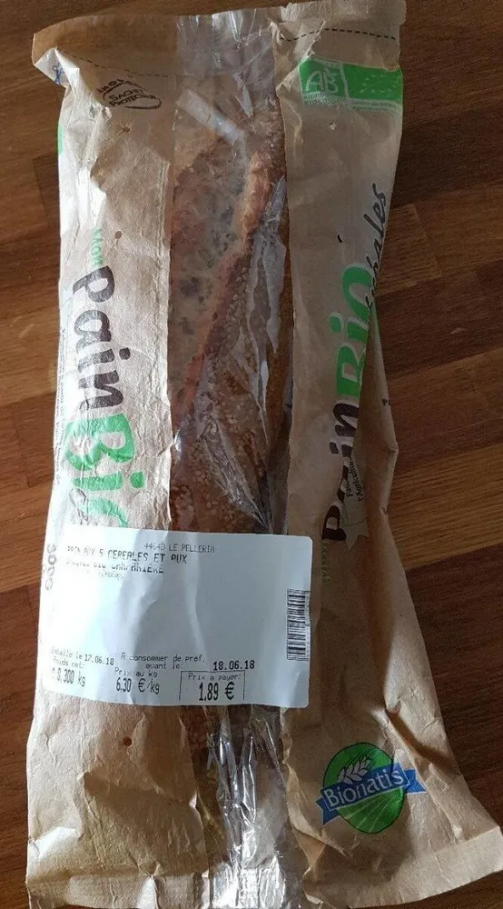 Pain aux céréales et aux graines bio pampaniere