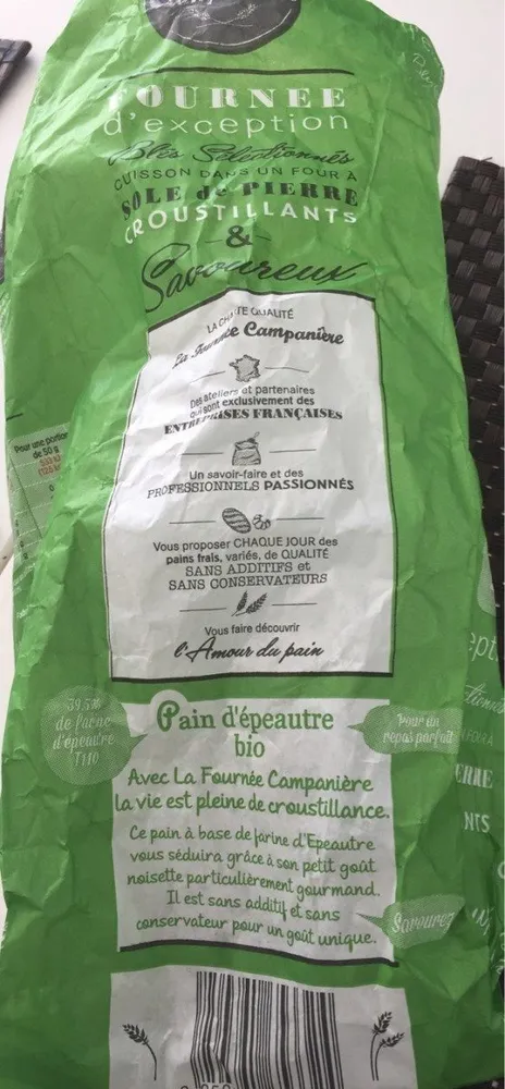 Pain épeautre bio