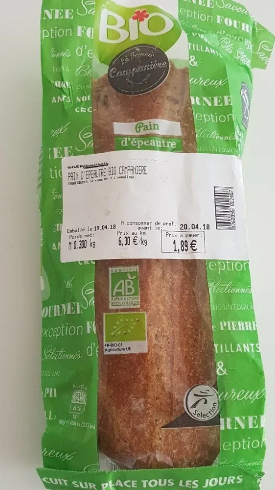 Pain d'Epeautre