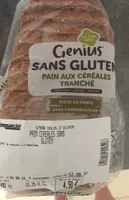 Pain cereales tranché sand gluten
