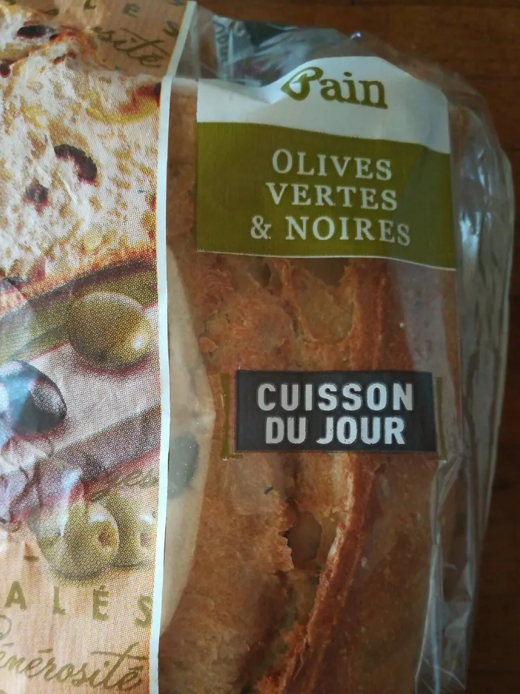 Pain aux olives vertes & noires