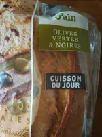 Pain aux olives vertes & noires
