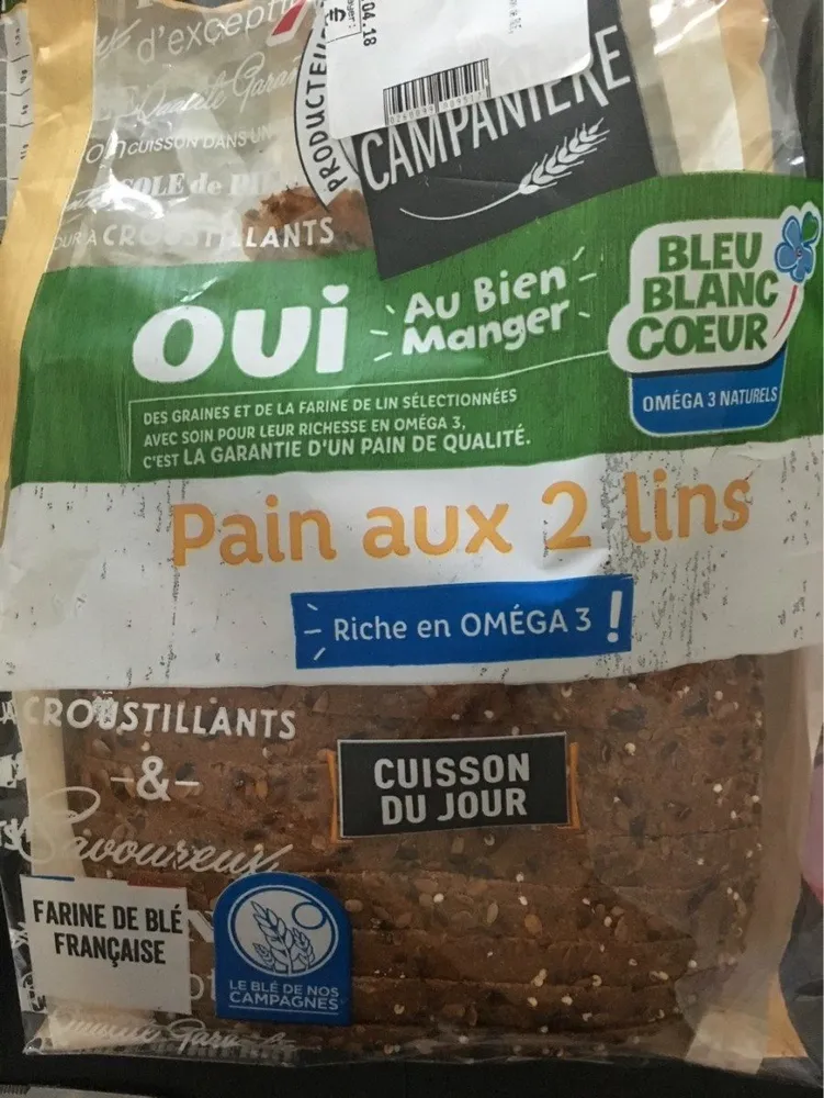 Pain aux 2 lins