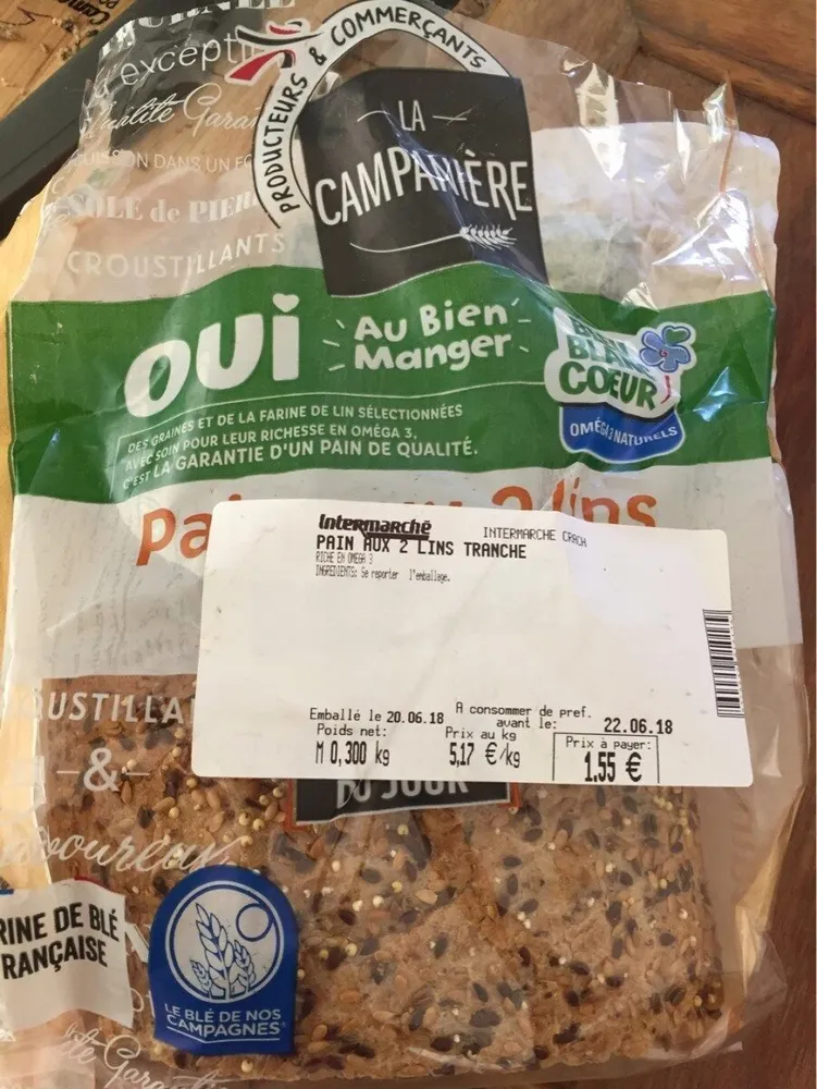 Pain aux deux lins