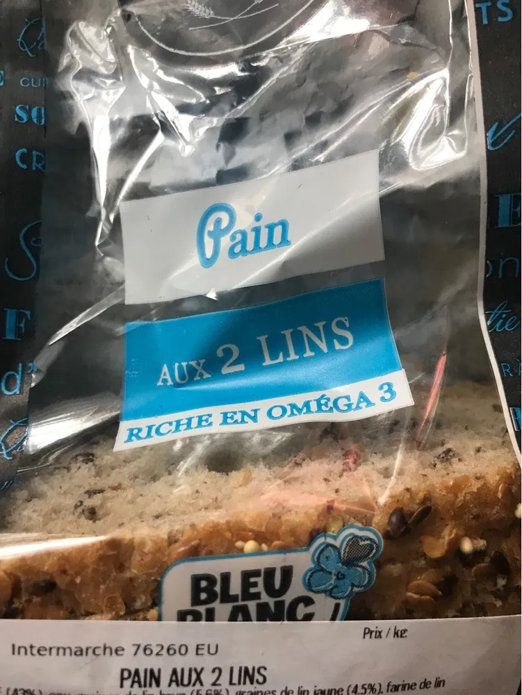 Pain aux 2 lins