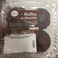 4 Muffins au chocolat