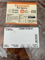 4 croissants pur beurre
