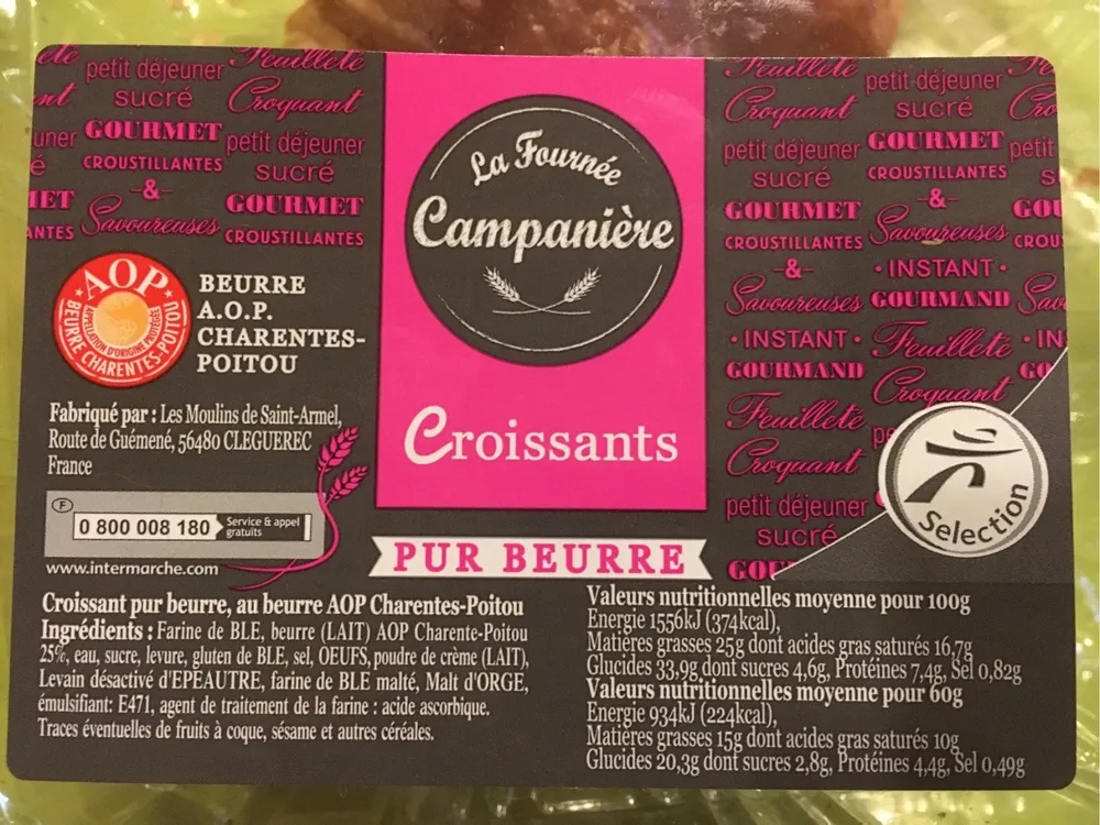 Croissants pur beurre