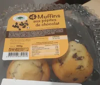 Muffins aux pépites de chocolat