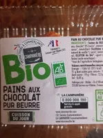 Pains aux chocolat pur beurre Bio