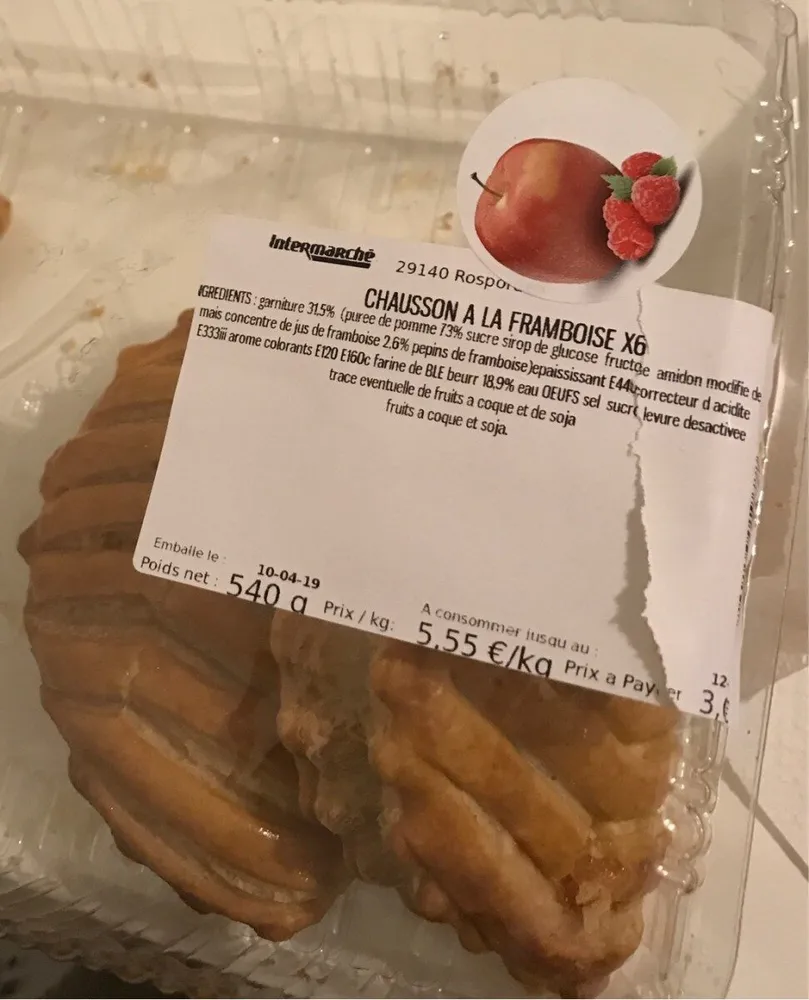 Chausson a la framboise