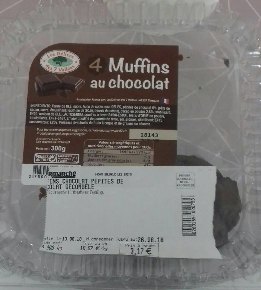 Muffin au chocolat
