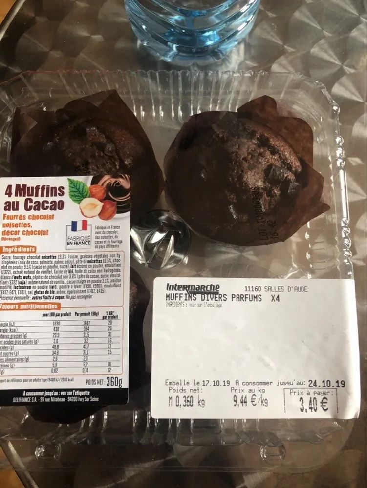 Muffins au cacao