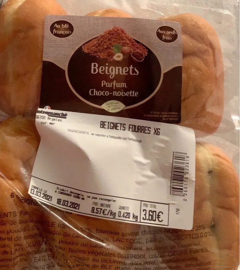Beignets parfum choco-noisette