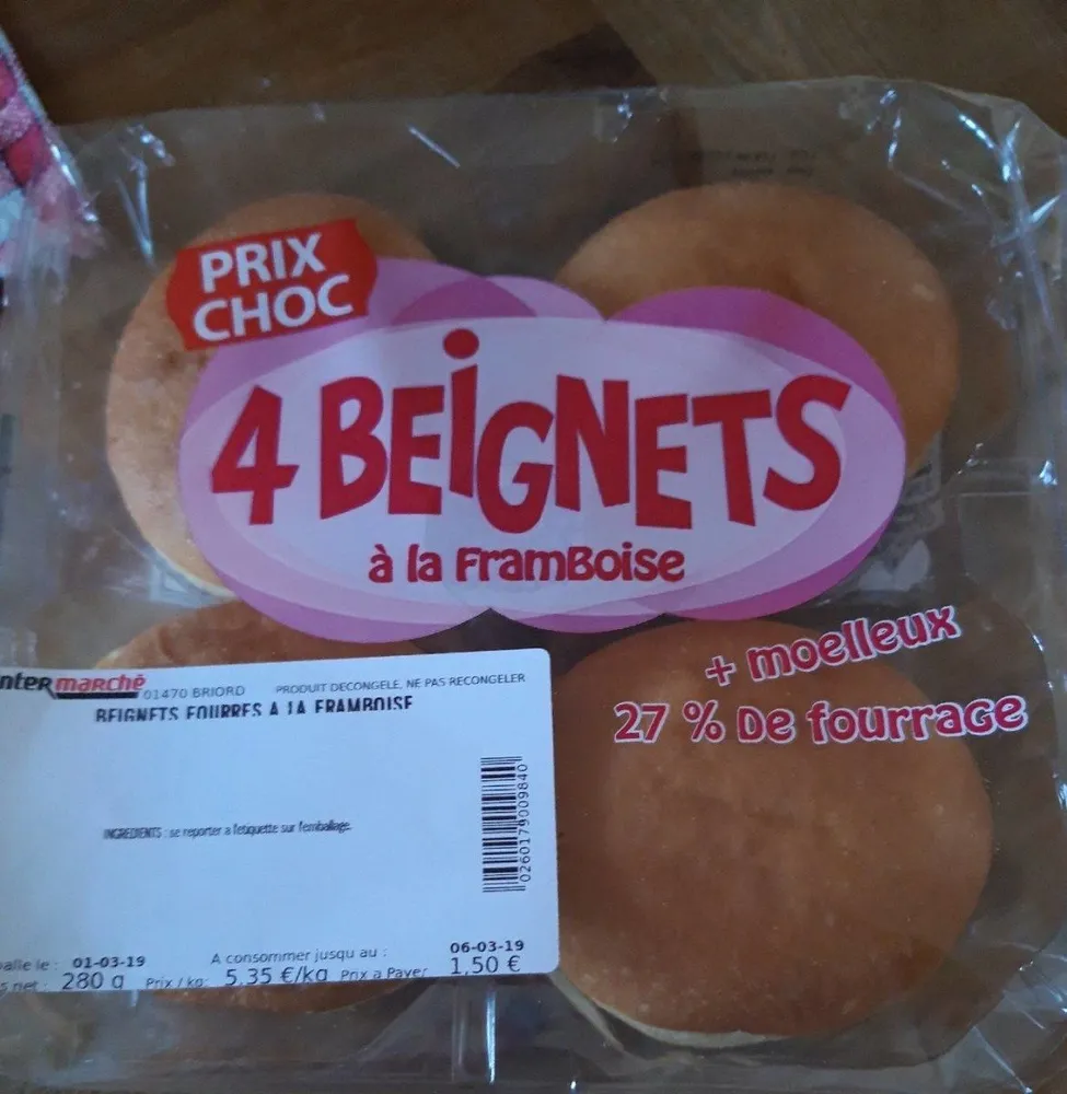 Beignets framboise