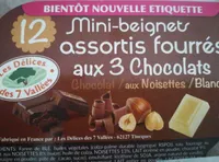 12 mini-beignets fourrés assortis