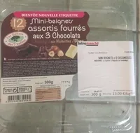 Mini Beignets assortis fourrés aux 3 chocolats