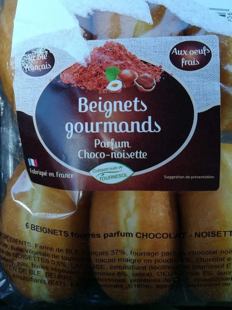Beignet gourmand parfum choco-noisette
