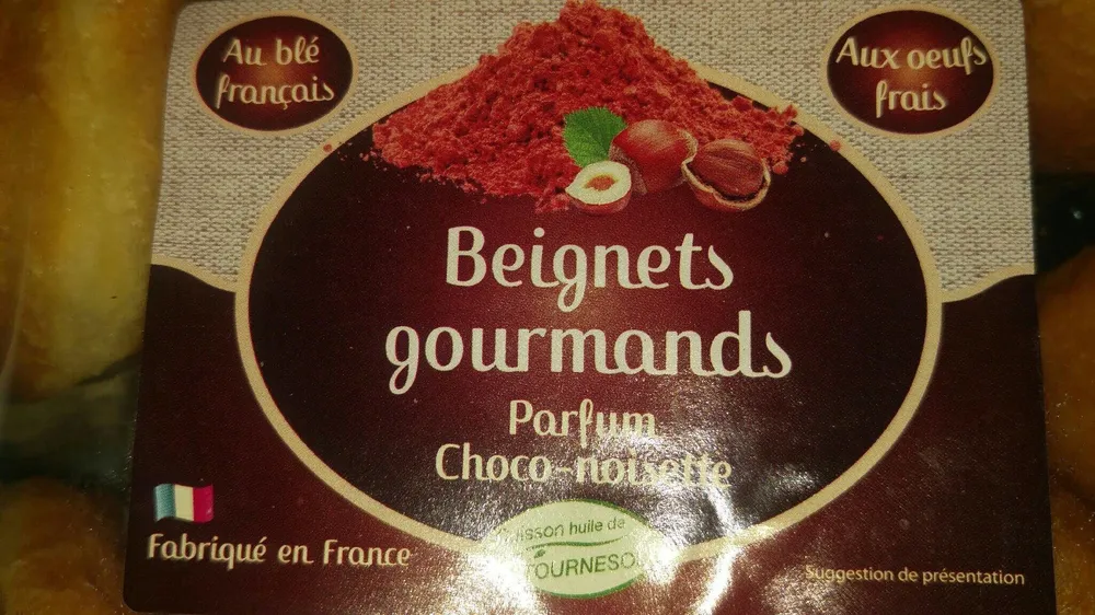 10 beignets parfum chocolat noissette