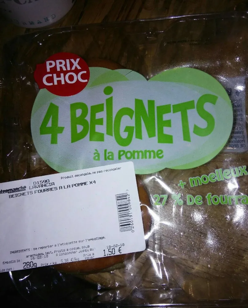 Beignets a la pomme du Val de Loire