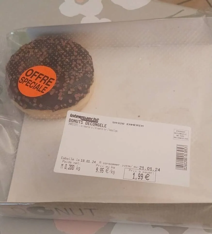 Donuts décongelé