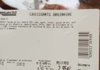 Croissants ordinaires