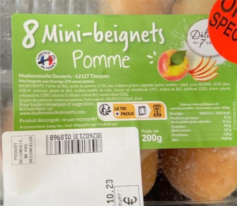beignets pommes
