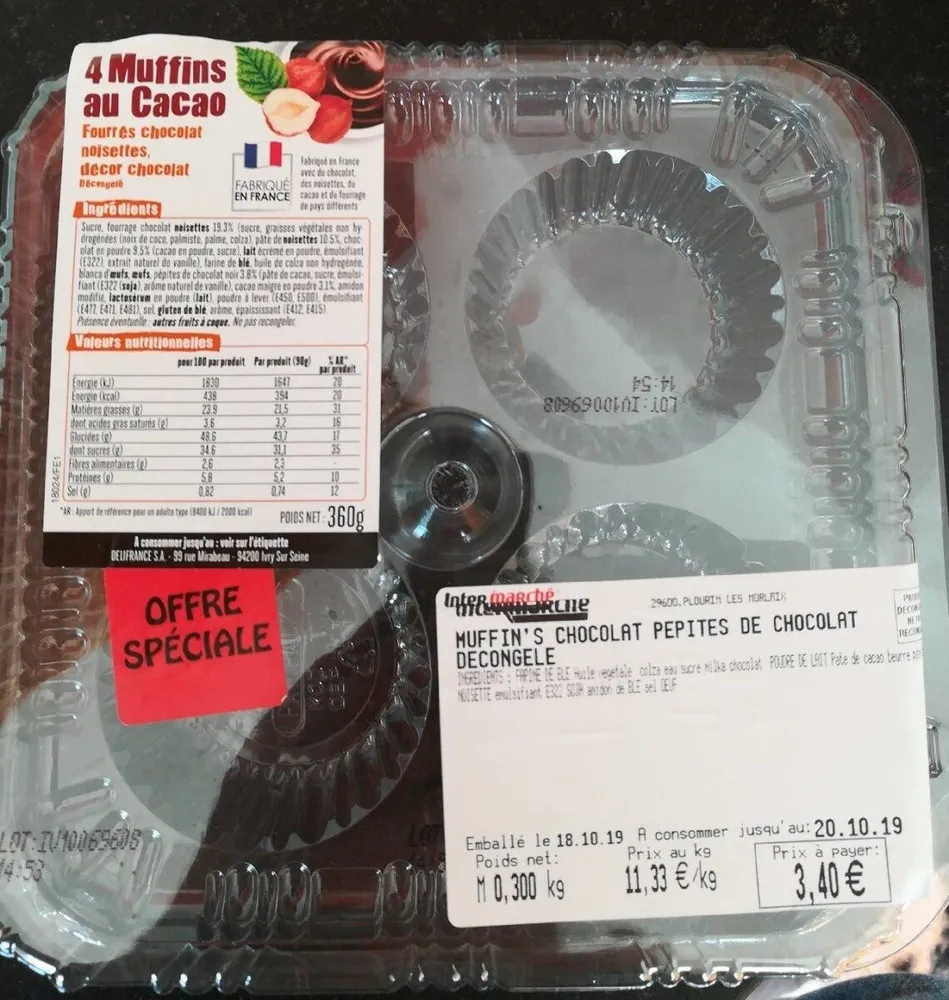 Muffin au çacao