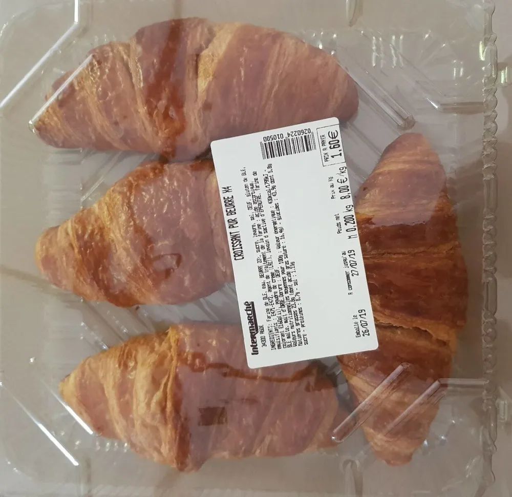 Croissant pour beurre