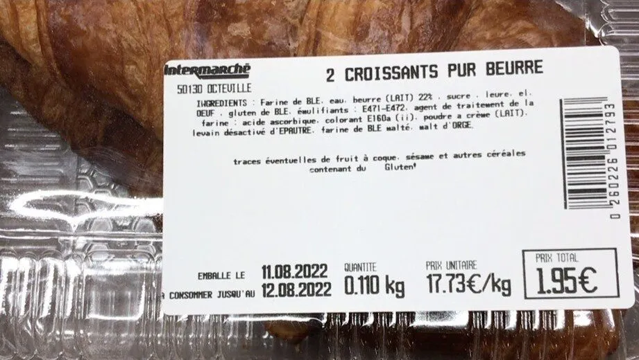 Croissants Pur Beurre