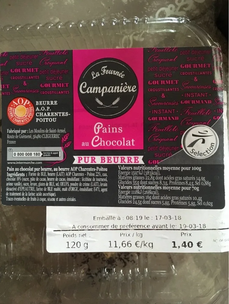 Pains au chocolat
